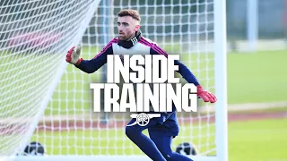 INSIDE TRAINING | Arteta and the squad prepare to face Manchester United