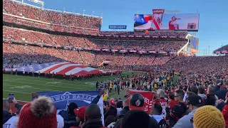 49ers vs Cowboys National Anthem by Luis Fonsi + Flyover
