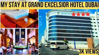 My stay in Grand Excelsior Hotel Bur Dubai | Grand Excelsior Hotel Deluxe Room Details | Dubai Hotel