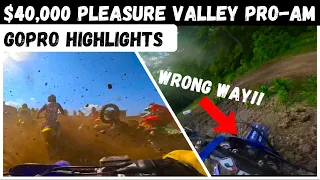 This Race was INSANE! Close Calls in 250 & Open Pro-Am at $40,000 Money Race GoPro POV