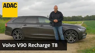 Volvo V90 Recharge T8 AWD im Test: Überzeugt der große Schwede mit Plug-In Hybrid? | ADAC