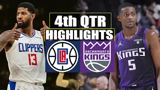 Los Angeles Clippers vs Sacramento Kings 4th QTR  Highlights | Feb 25 | 2024 NBA Season