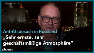 Jo Angerer aus Moskau zum Antrittsbesuch von Annalena Baerbock bei Sergej Lawrow am 18.01.22