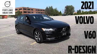 2021 Volvo V60 R-Design / Walkaround with Heather