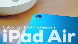 Unboxing the Blue iPad Air 4! - First Impressions