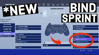 BIND SPRINT SETTINGS in Season 2!! How to Sprint and CHANGE settings