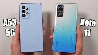 Samsung A53 5G vs Redmi Note 11 🔥 Speed Test