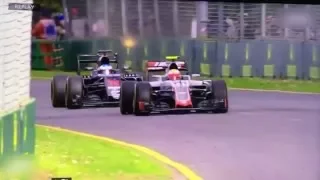 Fernando Alonso crash Australia 2016 (full speed HD 1080P)