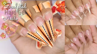 Watch Me Do My Nails | Sculpted Hard Gel Hails | Builder Gel Nails Tutorial | LGNPro