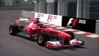 F1 2013 - Monaco Lap (Ferrari F138)