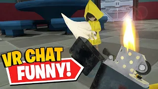 Mono and Six BURN Everything! | Rico's *NEW* Little Nightmares II in Among Us! (VR Chat Funny)