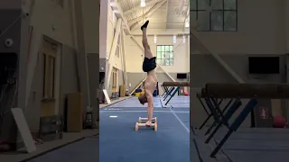 Strength add on part 1 💪🏼😤 #gymnast #calisthenics #strength #sports #olympics #ncaa #gymnastics