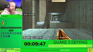 Quake 3 DeFRaG Skills/Level Showcase by crazyal_ in 38:14 - InstaSpeedathon 2023 #17