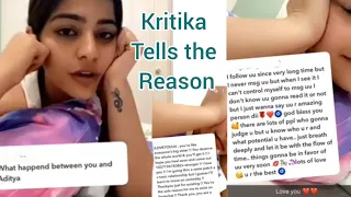 kritika tells her divorce reason