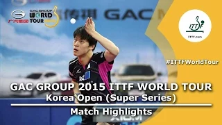 Korea Open 2015 Highlights: MACHI Asuka vs YOSHIDA Masaki U21 (FINAL)