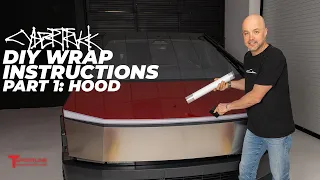 Cybertruck DIY Wrap Installation ➡️ Step-by-Step Guide to Vinyl Wrapping the Frunk Hood Top Surface