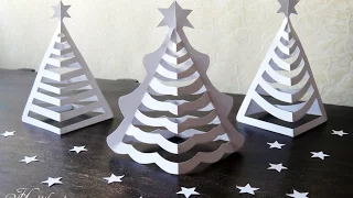 Hattifant - 3D Paper Christmas Tree | 3D Christmas Tree with Paper - includes FREE templates