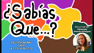 SABIAS QUE...? DEUTERONOMIO 4-7-13-14-26-27-32