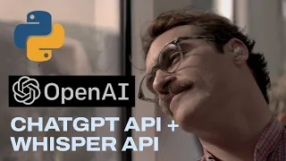 9. OpenAI ChatGPT API (NEW GPT 3.5) and Whisper API -  Python and Gradio Tutorial