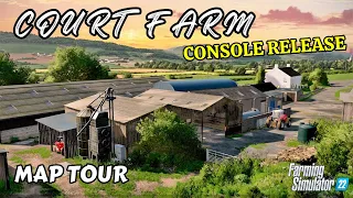 "COURT FARM" FS22 Map Tour/Review | New Mod Map | Farming Simulator 22 | PS5