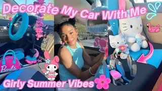 Decorate My Car With Me 2024 ♡ Girly Summer Vibes! TEMU Items ♡