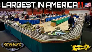 The LARGEST Modular O-GAUGE TRAIN layout in AMERICA!!