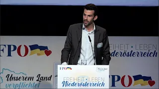 FPÖ-NÖ-Landesparteitag 2021: Die Rede von Udo Landbauer