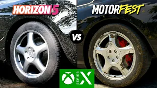 The Crew Motorfest vs Forza Horizon 5 | FULL Physics and Details Comparison | Xbox Series X