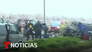 Familiares lamentan la muerte de ocho agricultores en California | Noticias Telemundo