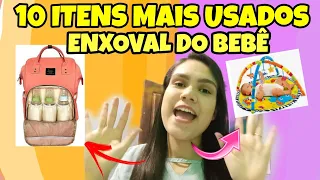 O QUE COMPRAR PARA O ENXOVAL DO BEBÊ – 10 Itens mais usados de 0 À 1 ano – TOUR PELA COMODA DO BEBÊ