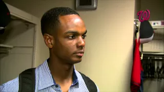 Michael A. Taylor looks back at his three-run homer against the Reds