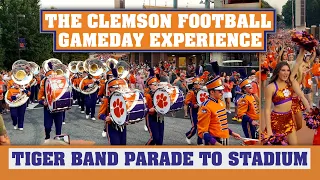 Clemson Tiger Band Parade to Stadium - Clemson vs LA Tech - Clemson Football Gameday Experience