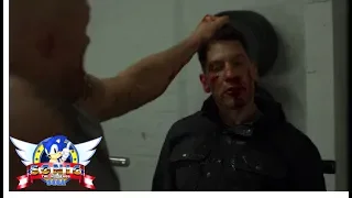 The Punisher Season 2 Gym Fight Scene With Sonic Sound Effects