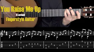 You Raise Me Up - Fingerstyle Guitar Tutorial with Tabs