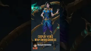 Hero Character AOV | Cosplay Veres The Skin Whip Sword Goddess #arenaofvalor