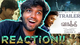 #Vaathi - Official Trailer | REACTION!! | Dhanush | Samyuktha | GV Prakash Kumar | Venky Atluri