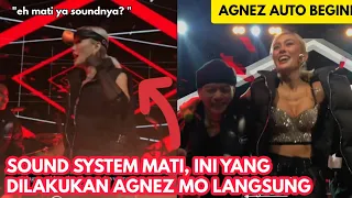 Sound System Mati di Tengah Lagu, Ini Yang Dilakukan Agnez Mo