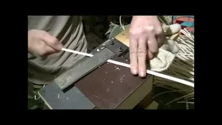 Как сделать станок для обработки ивового прута.