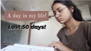 A day in the life of CA aspirant *LAST 50 DAYS*