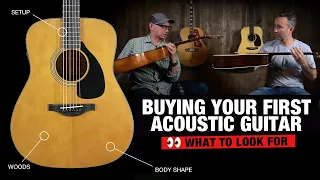 Buying Your First Acoustic Guitar - What to Look For!