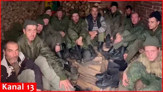 Up to 20 Russians abandoned by their commander SURRENDER during the fight