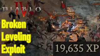 Diablo 4 leveling exploit, level up fast with this INSANE xp farm