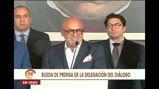 Jorge Rodríguez sobre diálogo con EEUU y regreso de sanciones, 17 abril 2024