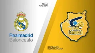 Real Madrid - Herbalife Gran Canaria Highlights | Turkish Airlines EuroLeague RS Round 8