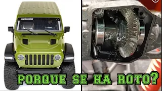 Transmisión trasera Axial Scx6,la arreglamos y analizamos,porque ha roto, taller RcProGranada