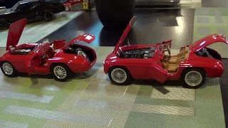 1:18 diecast Hotwheels Ferrari Elite vs Foundation comparison
