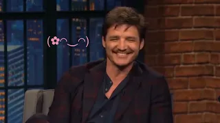pedro pascal being the cutest man alive for 4 mins straight