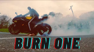 Burn One! | How To Do A Burnout On A Motorcycle | GSXR 600 ACE AVE