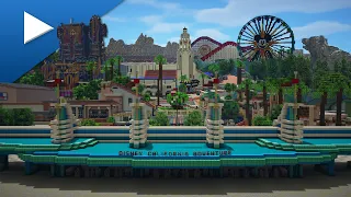 [4K] Minecraft Disney California Adventure Full Walkthrough | 2024