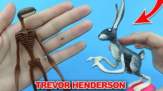 Making Monsters by Trevor Henderson with Clay | Light head, The Humanoid rabbit